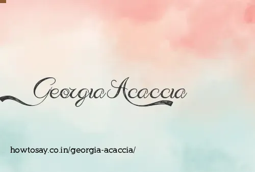 Georgia Acaccia