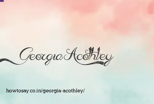 Georgia Acothley