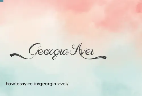Georgia Avei