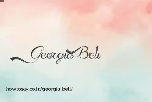 Georgia Beli
