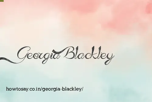 Georgia Blackley