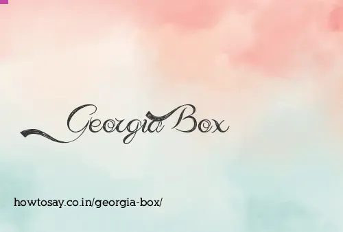 Georgia Box