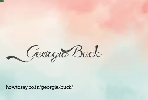 Georgia Buck