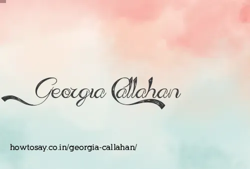 Georgia Callahan