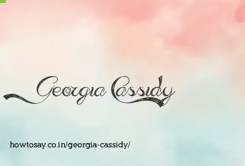 Georgia Cassidy