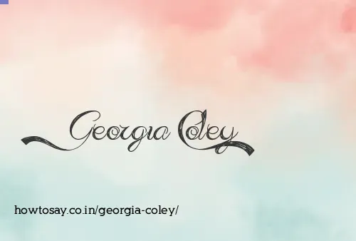 Georgia Coley