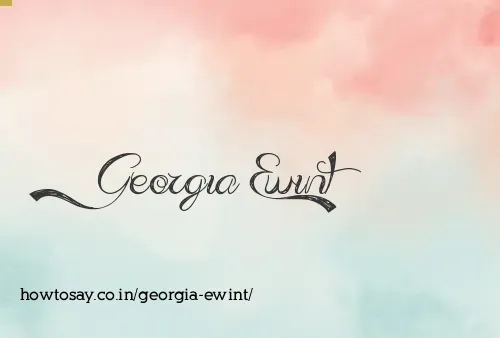 Georgia Ewint