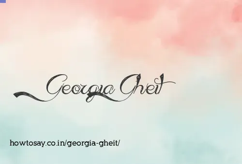 Georgia Gheit