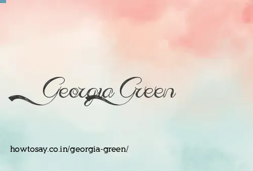 Georgia Green