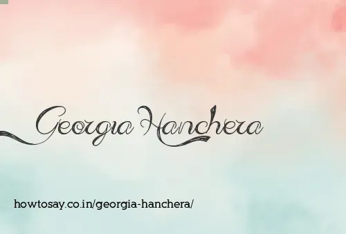 Georgia Hanchera