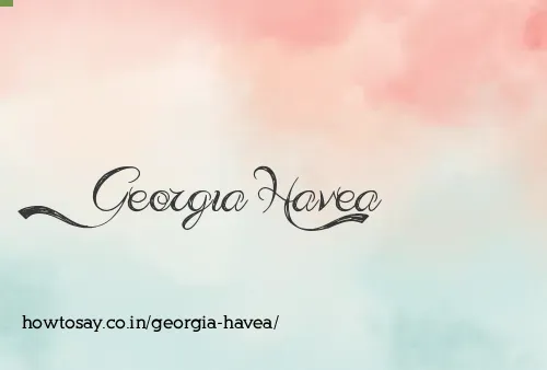 Georgia Havea