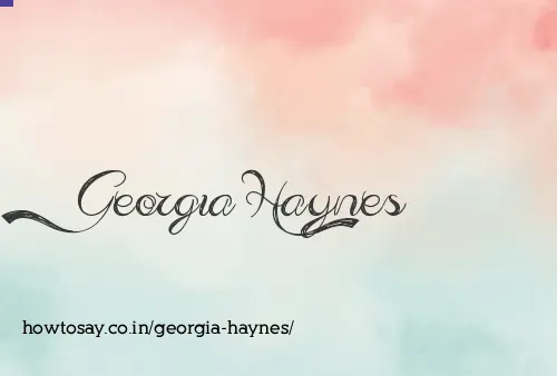 Georgia Haynes
