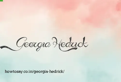 Georgia Hedrick