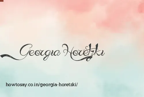 Georgia Horetzki