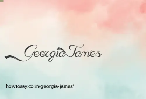 Georgia James