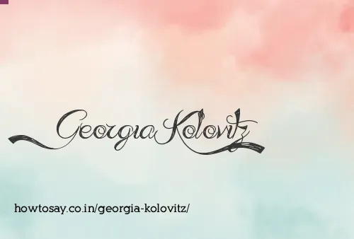 Georgia Kolovitz