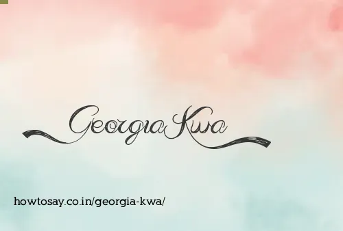 Georgia Kwa