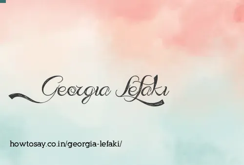 Georgia Lefaki