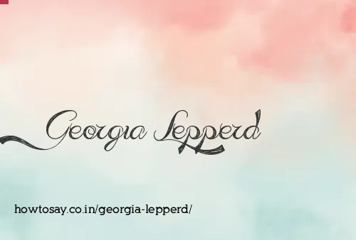 Georgia Lepperd