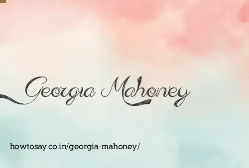 Georgia Mahoney