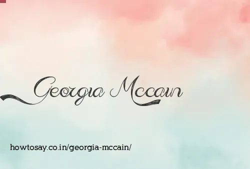 Georgia Mccain