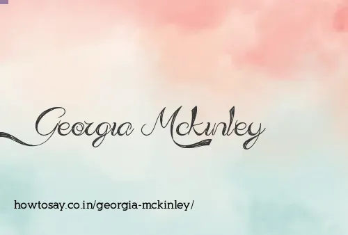 Georgia Mckinley