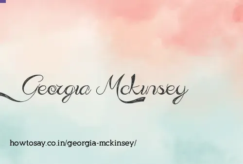 Georgia Mckinsey