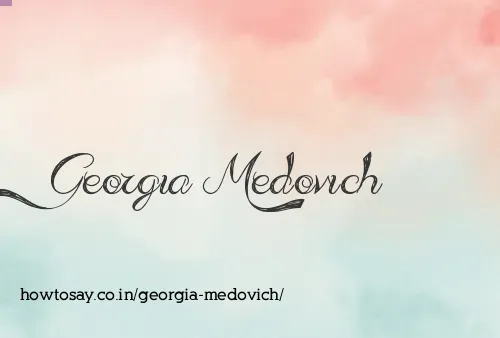 Georgia Medovich