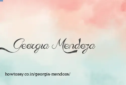 Georgia Mendoza