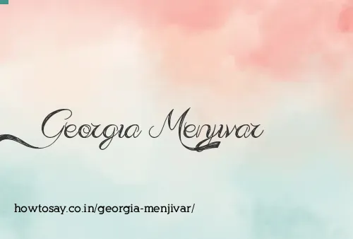 Georgia Menjivar