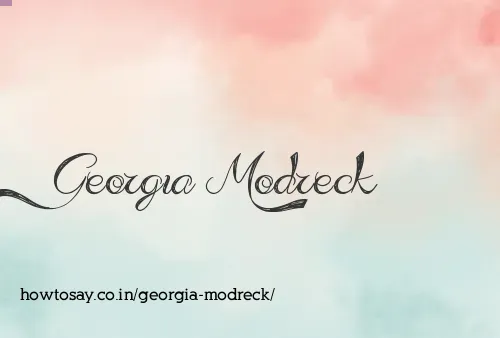 Georgia Modreck