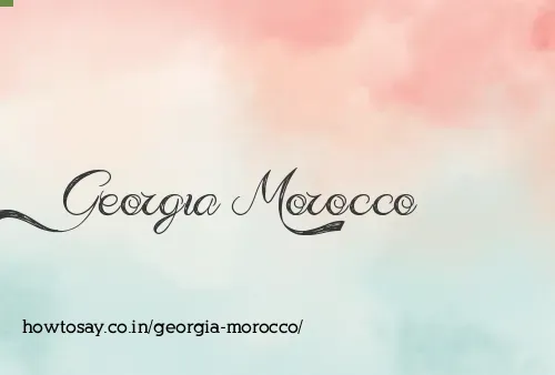 Georgia Morocco