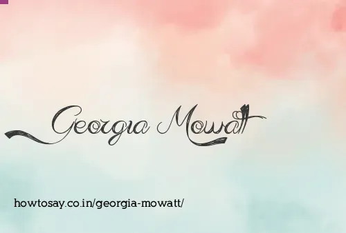 Georgia Mowatt