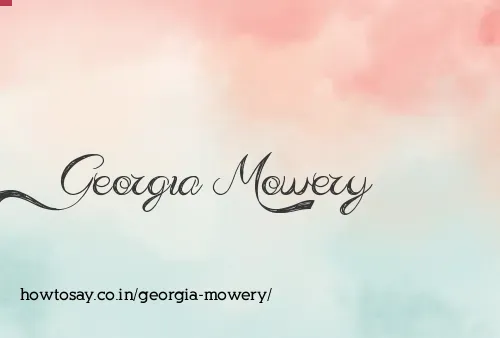 Georgia Mowery