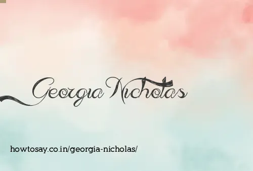 Georgia Nicholas