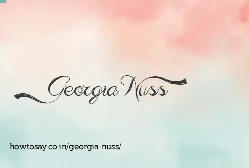 Georgia Nuss
