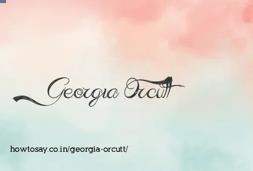 Georgia Orcutt