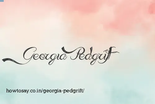 Georgia Pedgrift