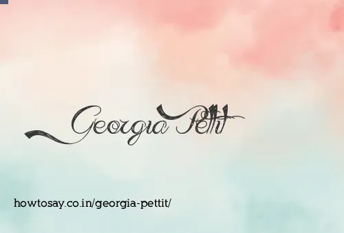 Georgia Pettit