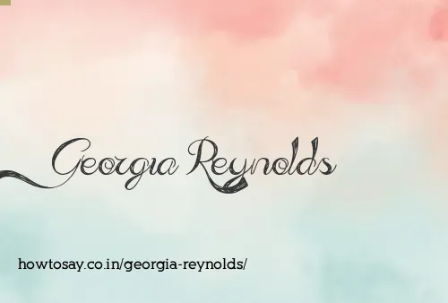 Georgia Reynolds