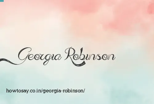 Georgia Robinson