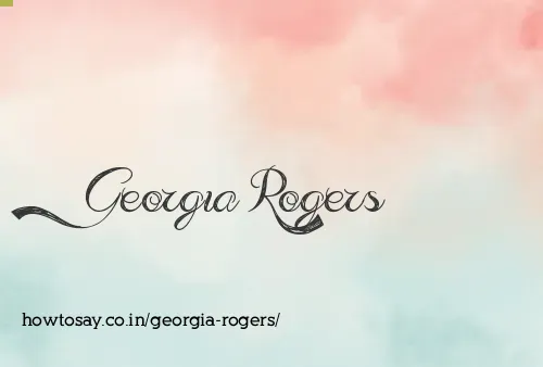 Georgia Rogers