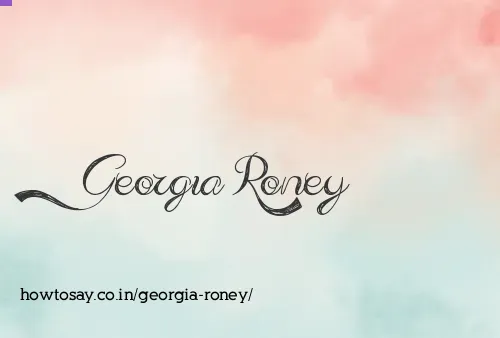 Georgia Roney