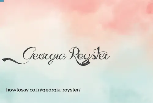 Georgia Royster