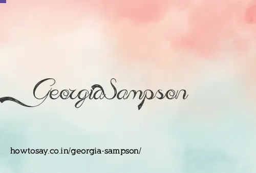 Georgia Sampson