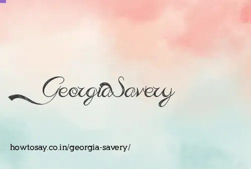 Georgia Savery