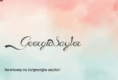 Georgia Saylor