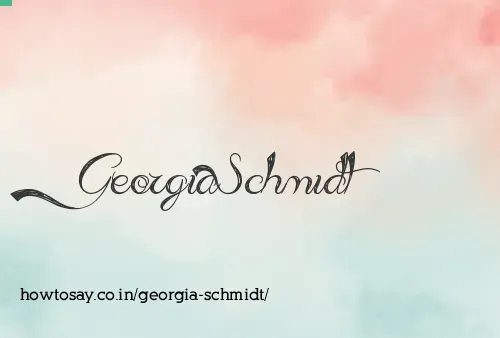 Georgia Schmidt
