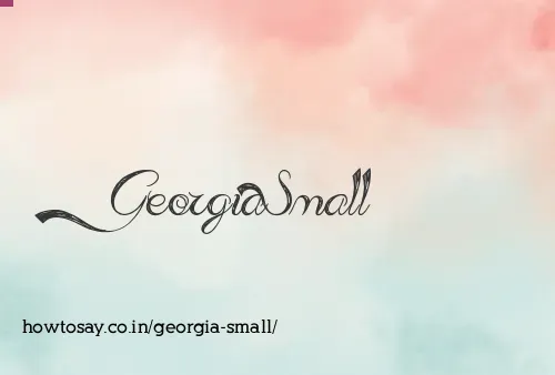 Georgia Small