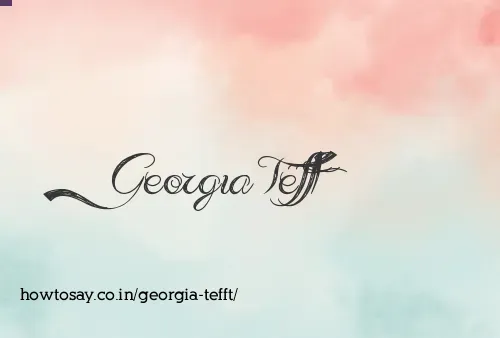 Georgia Tefft